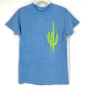 Officially Licensed Johnny Cash T-Shirt Blue Small Cotton NWOT